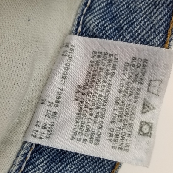Wrangler Regular U Shape Blue Jeans 34 X 34 - Picture 9 of 12